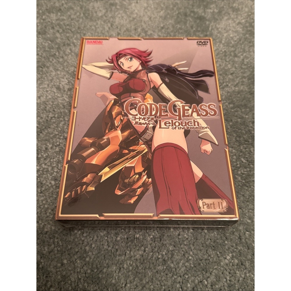 Code Geass: Lelouch of the Rebellion Part. 2 DVD 2008 2-Disc Set SEALED NOS
